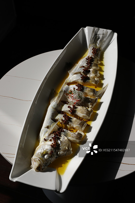 江苏淮安：高档酒店里精美的美食图片素材