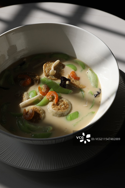 江苏淮安：高档酒店里精美的美食图片素材