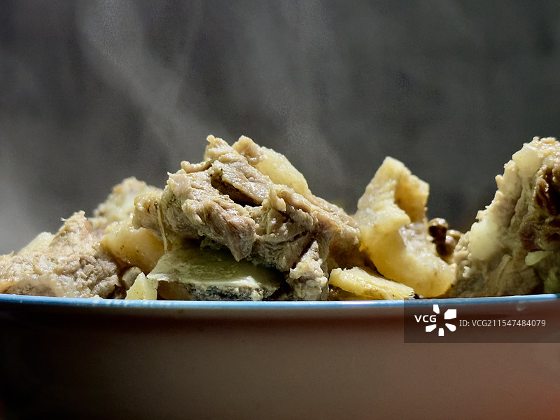炖猪骨肉图片素材
