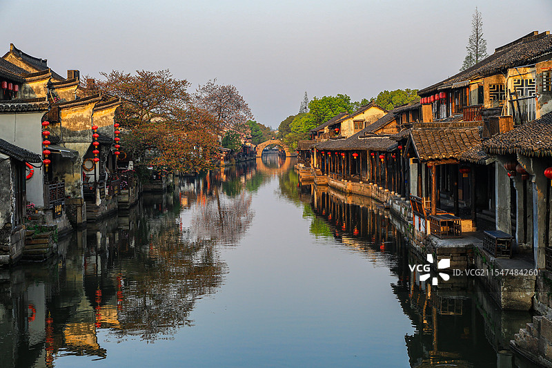 嘉兴西塘古镇图片素材