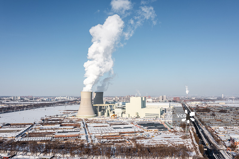 辽宁省沈阳市大东区朱尔屯发电厂图片素材