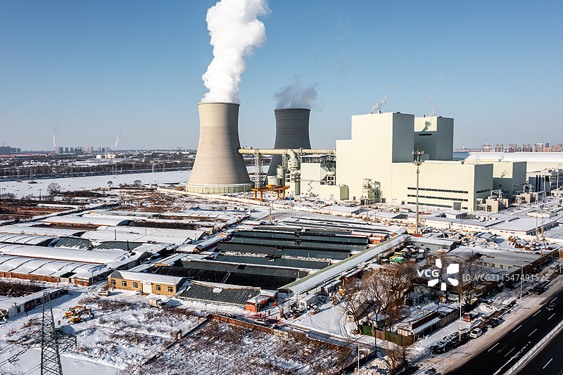 辽宁省沈阳市大东区朱尔屯发电厂图片素材