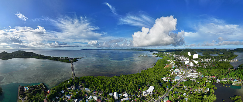 帕劳科罗尔(Koror)航拍图片素材