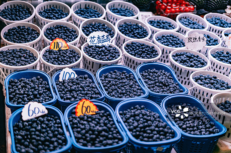 云南省昆明市大观篆新农贸市场图片素材