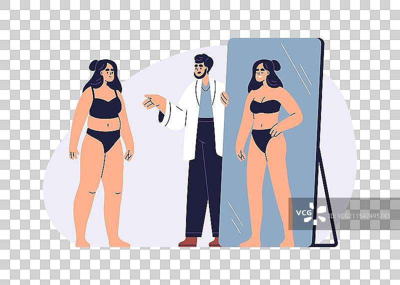 整形外科医生的咨询图片素材