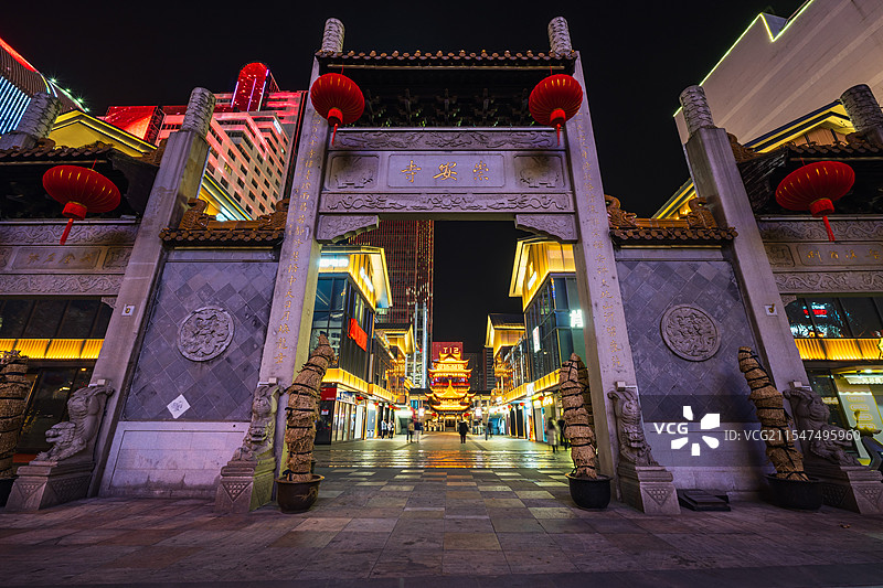 无锡崇安寺图片素材