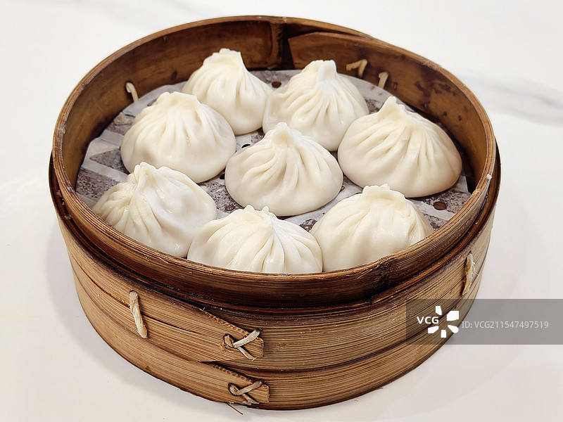 鲜肉小笼包图片素材