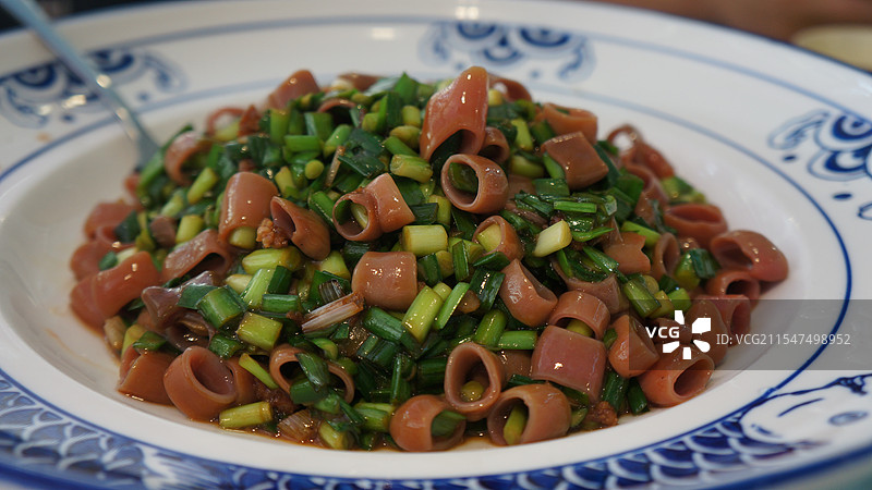 山东烟台海肠捞饭图片素材