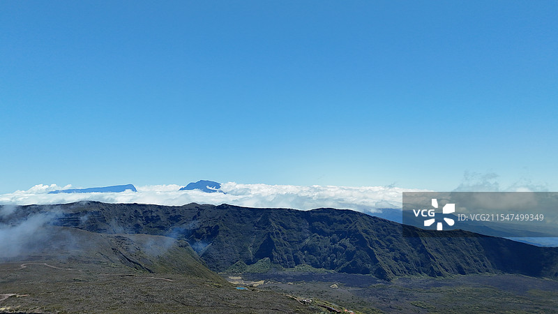 留尼汪火山图片素材