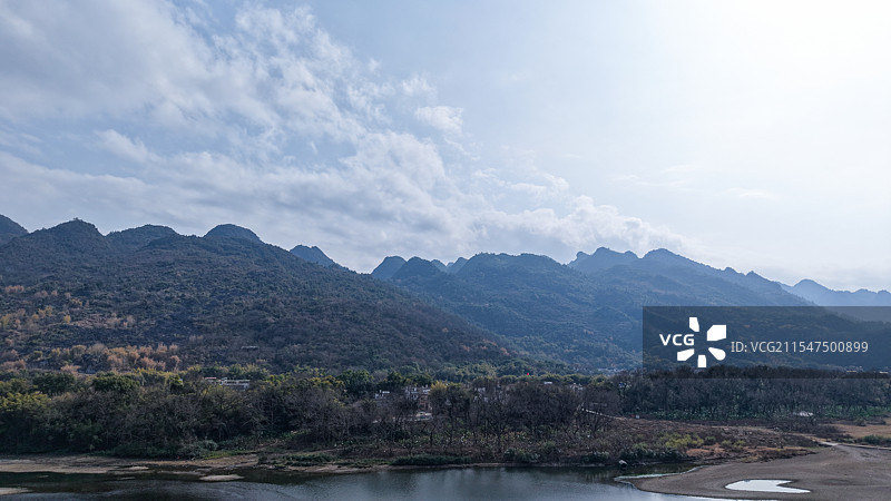 青莲镇水文观景台图片素材