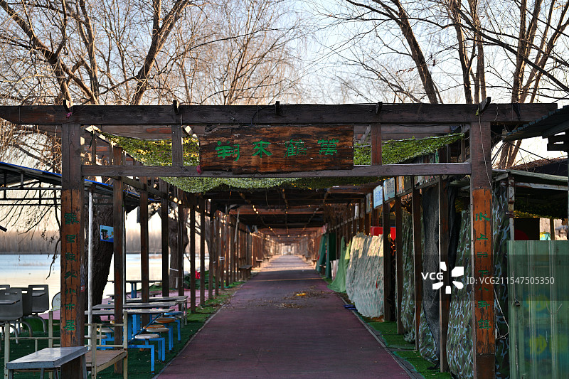 鹤鸣湖景区，鹤壁，河南图片素材