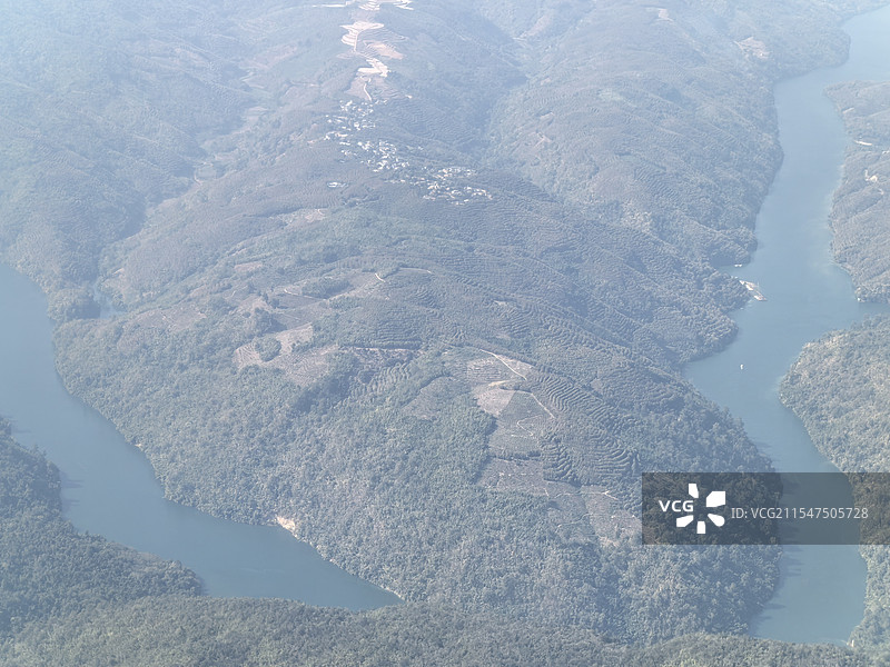 云南山地航拍图片素材