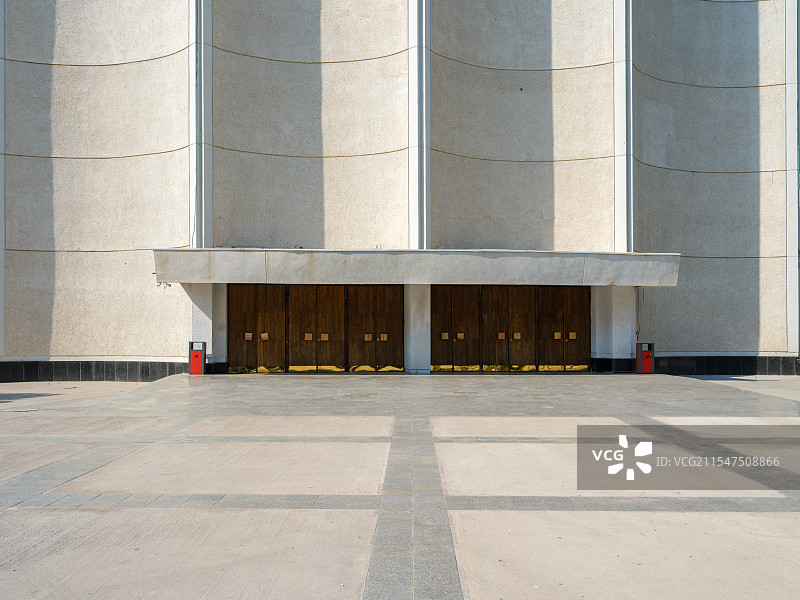 塔什干的现代主义建筑图片素材