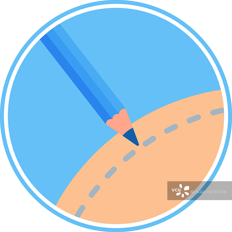 设计阶段的头发移植步骤图片素材