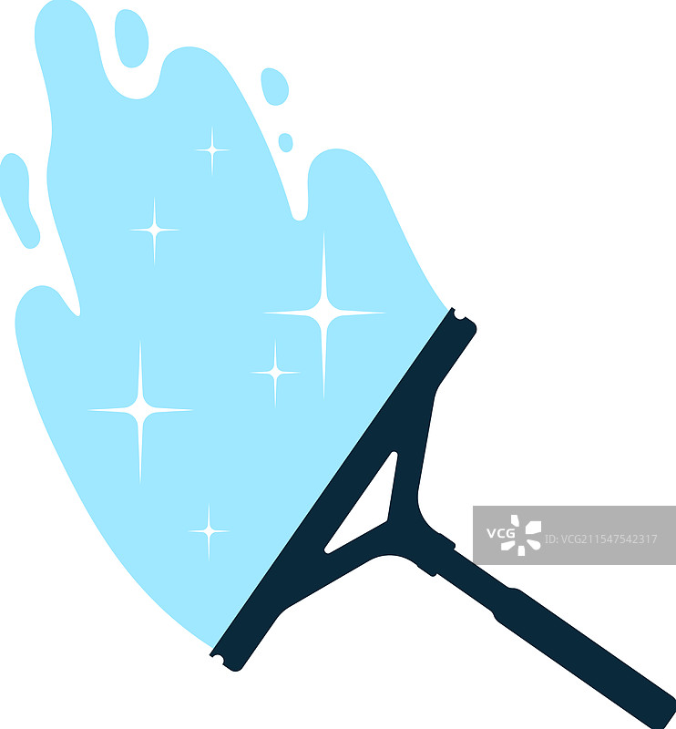 窗户玻璃清洗和清洁刮水器图片素材