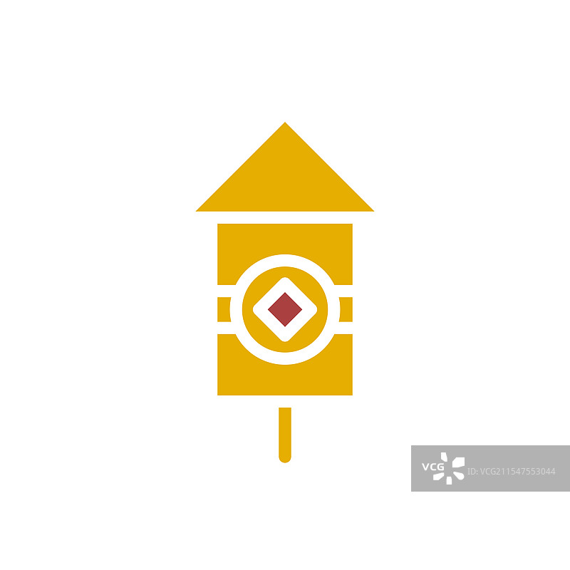 中国鞭炮的图标庆祝概念图片素材