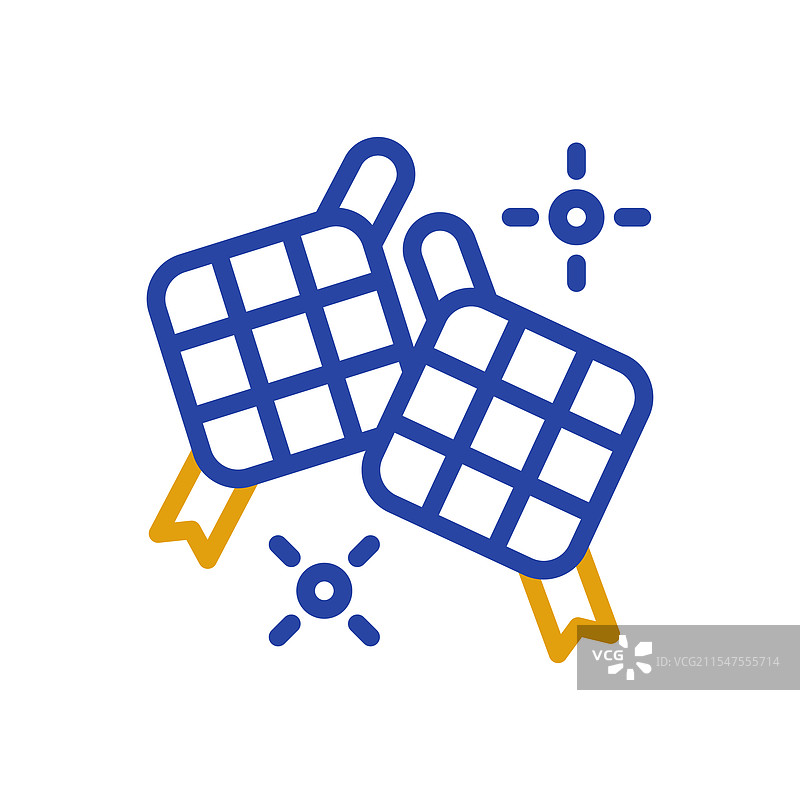 开斋节的印尼传统美食——椰浆饭图标图片素材