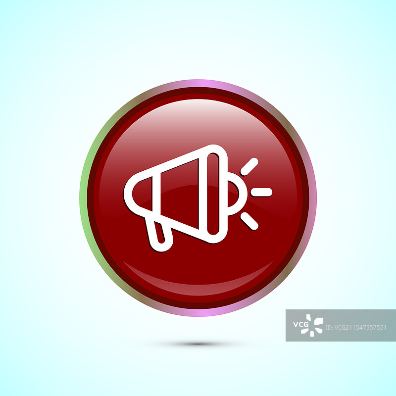 扩音器图标设计 喊叫器图标图片素材