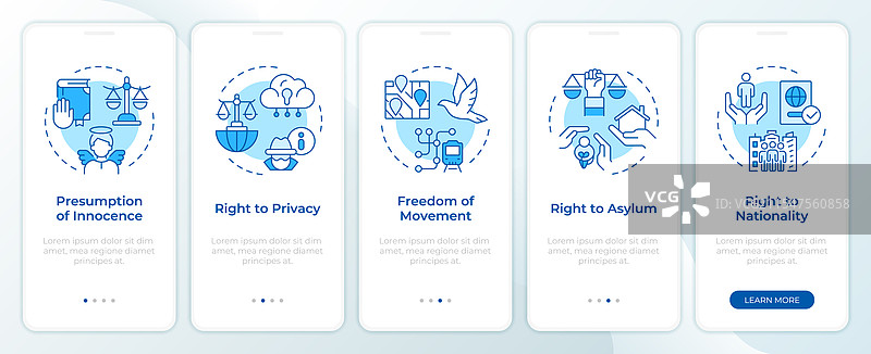 法律安全权利蓝色入职移动应用程序图片素材