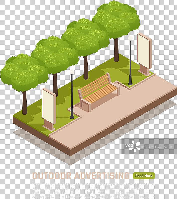 户外公园广告背景图片素材