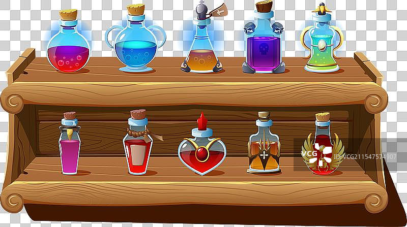 魔法药水背景图片素材