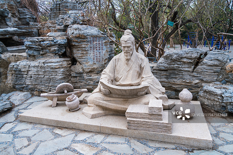 孙思邈塑像图片素材