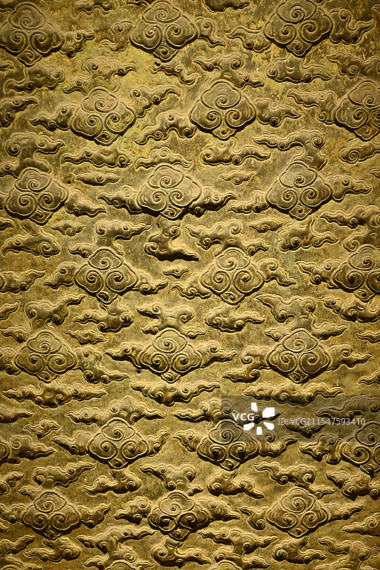 中国第一历史档案馆龙柜祥云纹图片素材