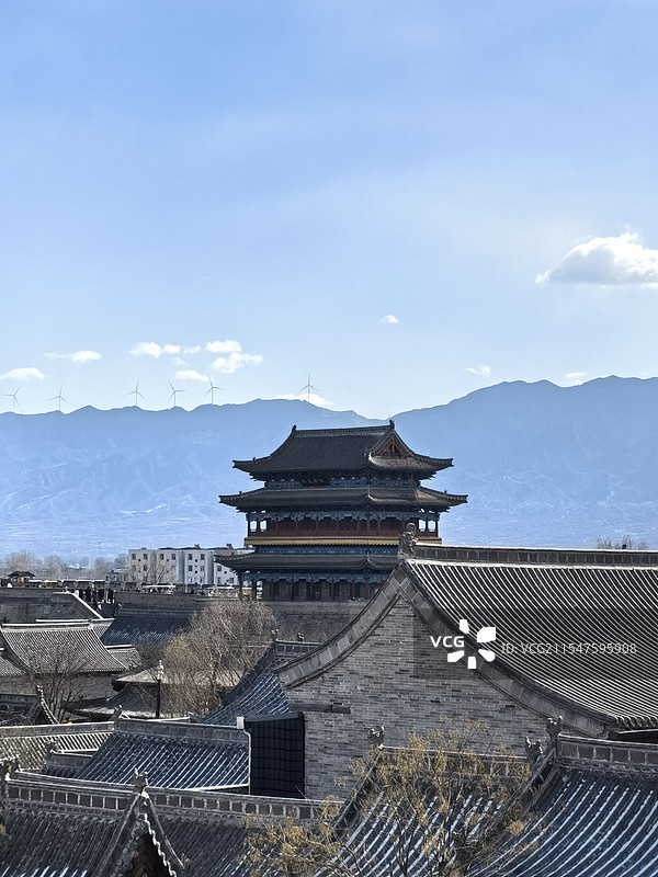 山西沂州古城图片素材