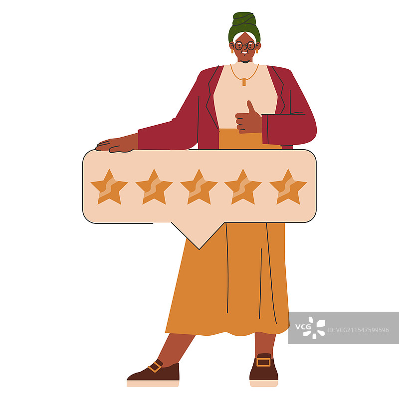 平面设计的女商人图片素材