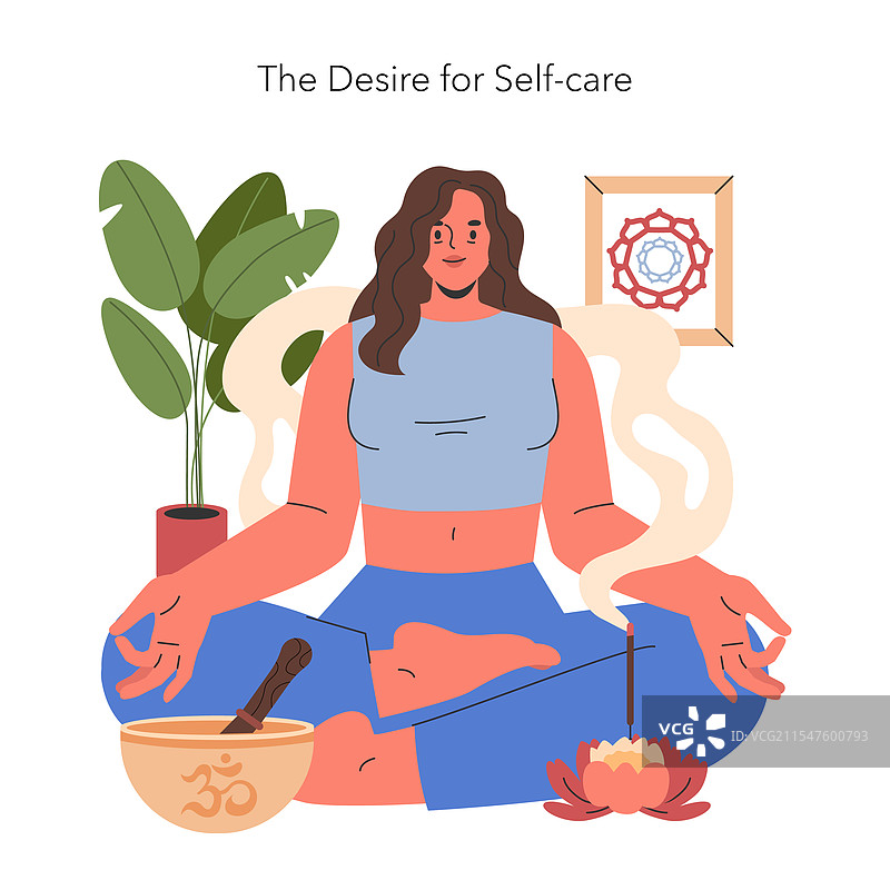 女性中年危机平面图图片素材