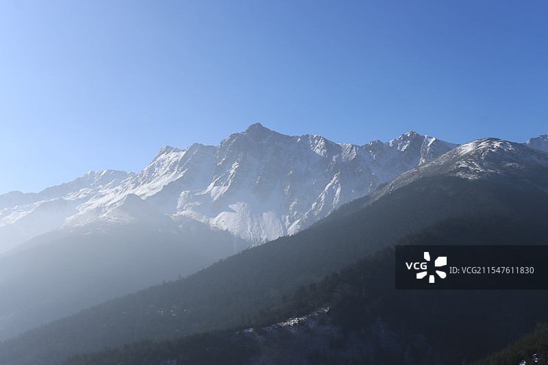 香格里拉白马雪山图片素材