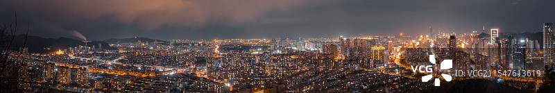 大连富国公园夜景图图片素材