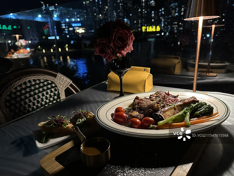 烛光晚餐图片素材