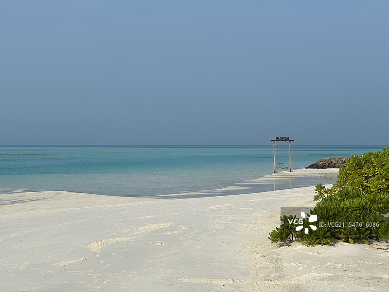 马尔代夫白沙滩图片素材