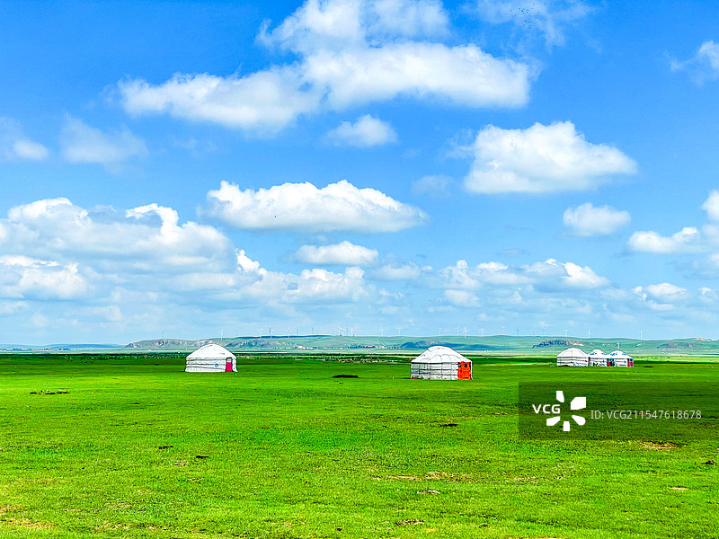 呼伦贝尔蒙古包图片素材