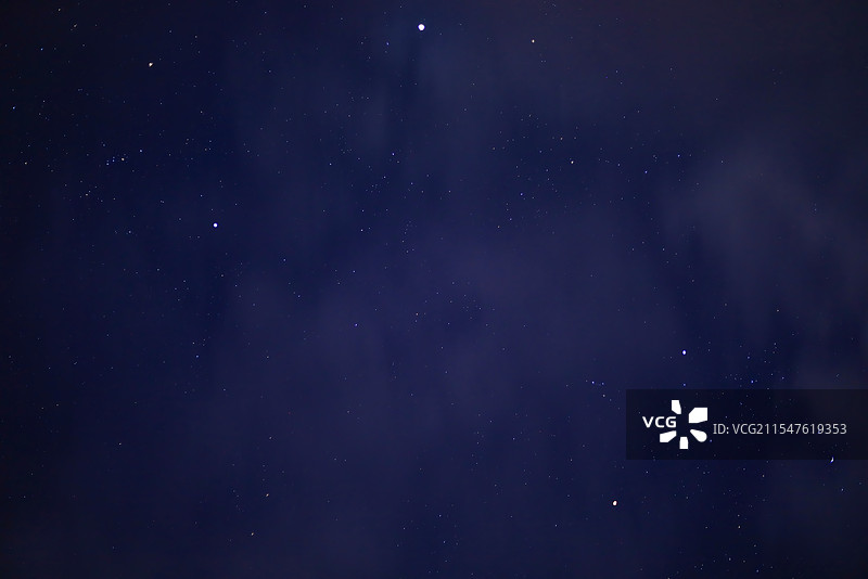 夜晚的星辰大海图片素材