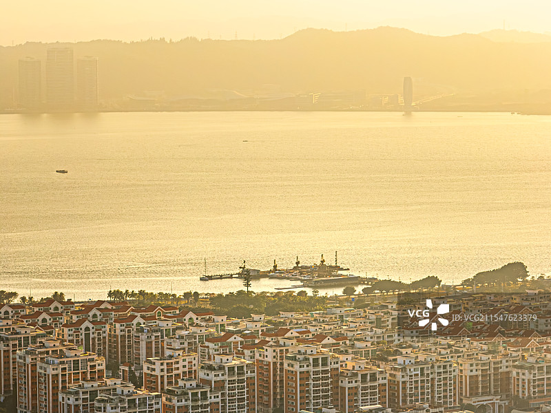 潮商游艇码头 中信海滨花园 汕头内海湾对开海面 珠港新城西侧 海滨路 礐石风景区图片素材