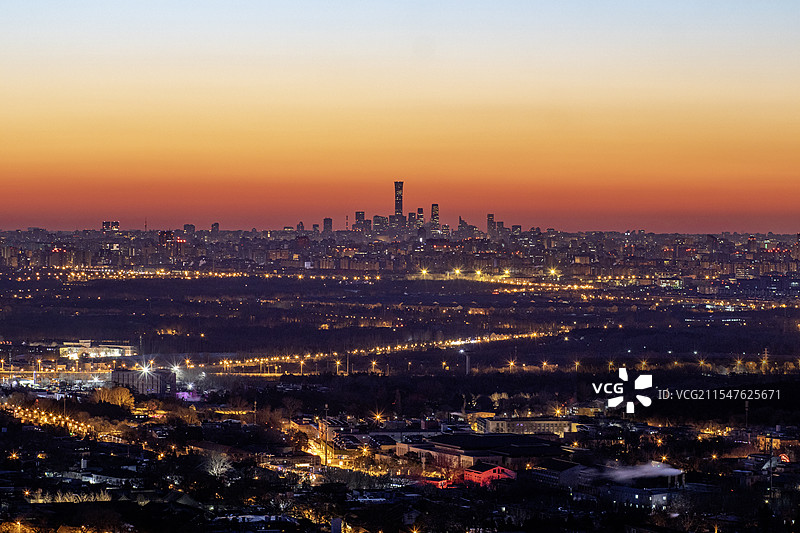 日出前北京图片素材