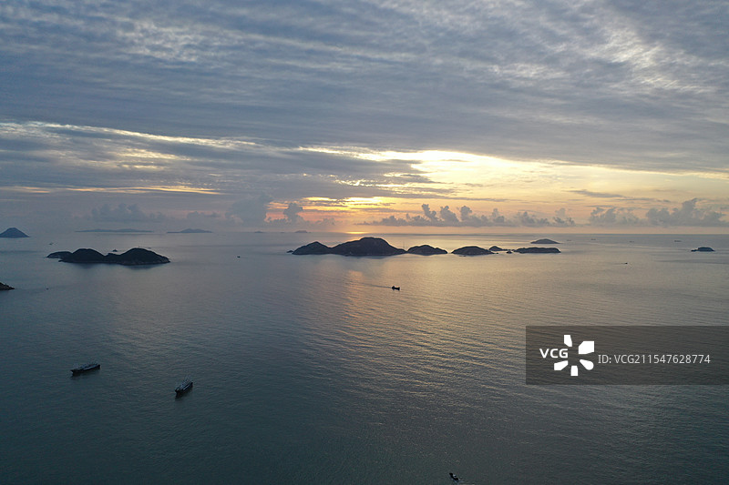 温岭石塘航拍图片素材