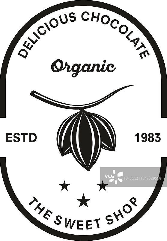 巧克力标志符号设计图片素材