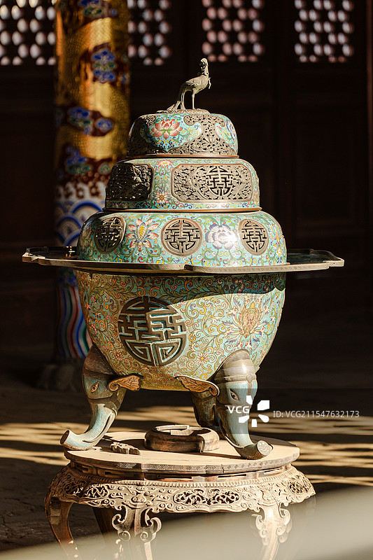 北京故宫烟炉图片素材