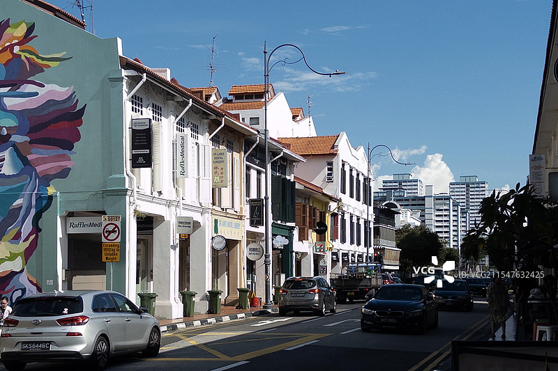 新加坡如切路街道图片素材