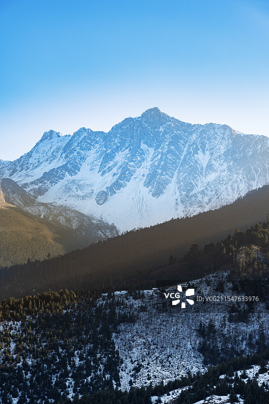 香格里拉白马雪山图片素材