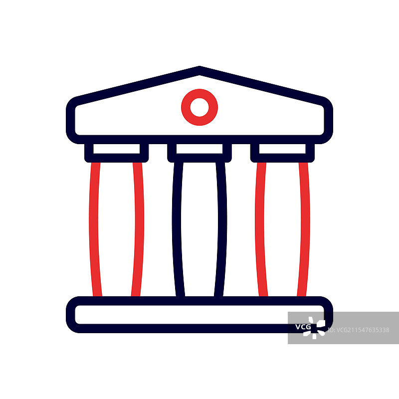 简单的政府建筑图标图片素材