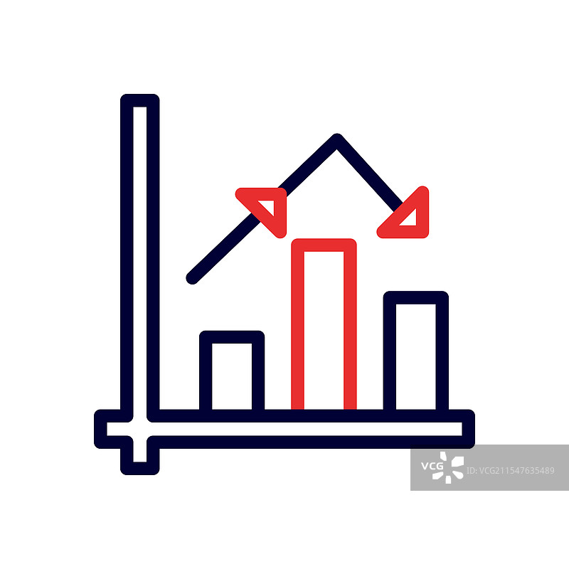 商业增长图标，象征着增长的概念图片素材