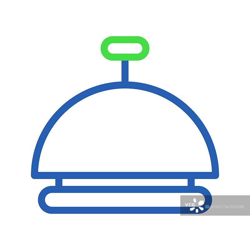 酒店服务铃图标，体现款待精神图片素材