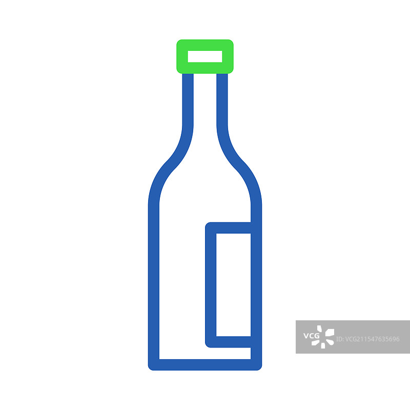 饮料和食品瓶子图标概念图片素材