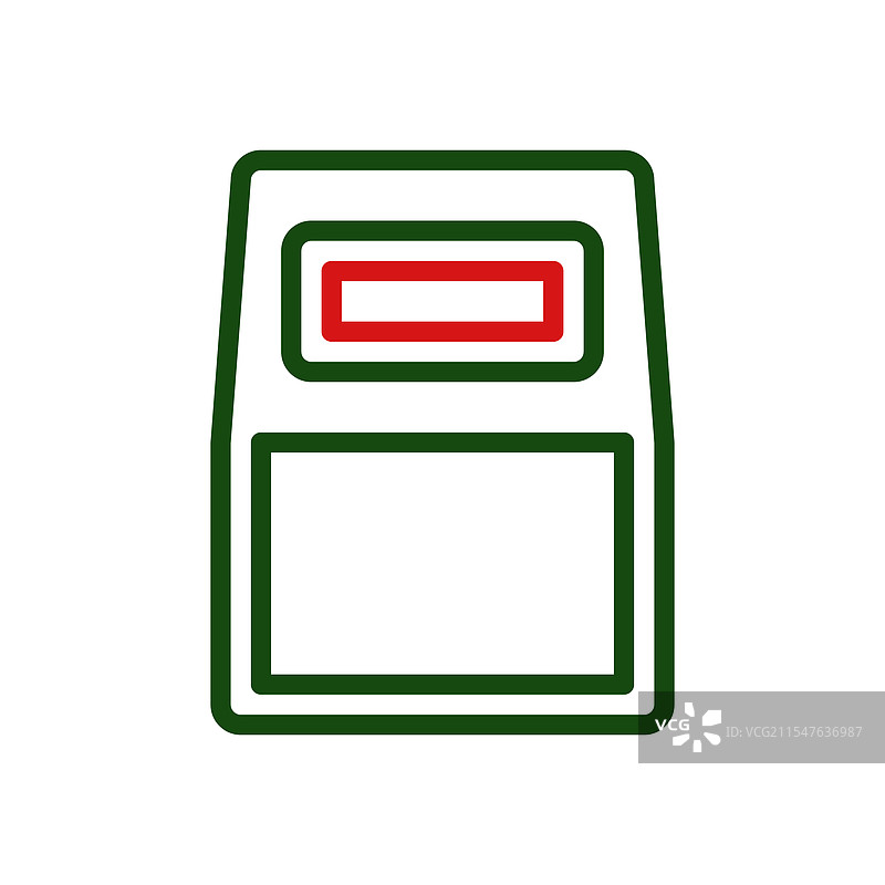 数字设备概念的简单线条艺术图片素材