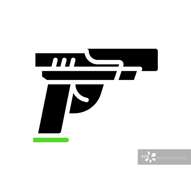 现代火器图标，武器防御概念图片素材