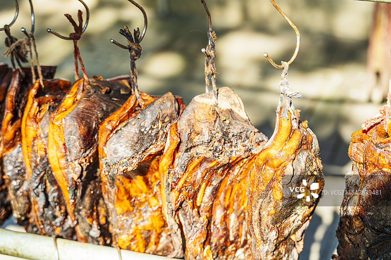 风干酱肉图片素材